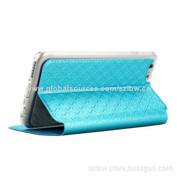 Horizontal Flip Leather Case with Card Slots for iPhone 6, Small Quantity Recommended